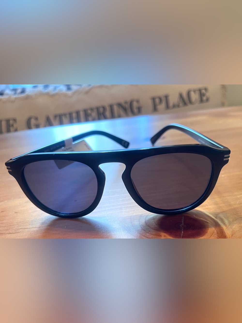 PRIVE REVAUX THE BOBBY 807C3 BLACK POLARIZED SUNGLASSES 52-20 140 NWT